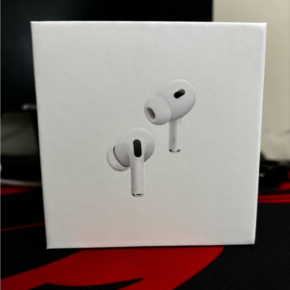 White Wireless Earbuds with Charging Case